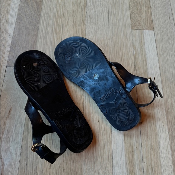 Michael Kors Black Jelly Sandals - Picture 3 of 3